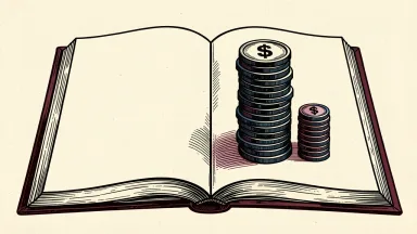 Lucid's outstanding debt under a credit facility is shown as a tall column beside a shorter column representing remaining borrowing capacity, on an open book.