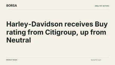 BORSA news cover: Harley-Davidson receives Buy rating from Citigroup, up from Neutral