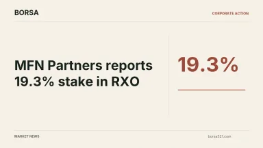 BORSA news cover: MFN Partners reports 19.3% stake in RXO