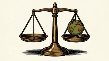 Wells Fargo resumes Globant coverage with a scale and a globe with an upward arrow.