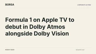 BORSA news cover: Formula 1 on Apple TV to debut in Dolby Atmos alongside Dolby Vision