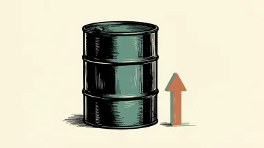 Valero Energy price target raised: an oil barrel with an upward arrow beside it.
