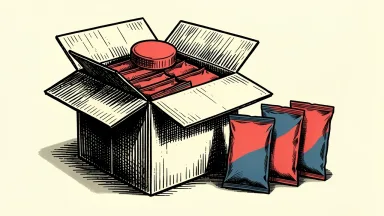PepsiCo snack carton with bags beside it, illustrating a price target adjustment.