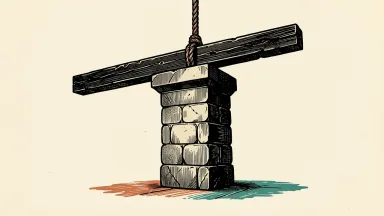 Invesco price target lowered by Evercore ISI: a heavy horizontal beam is lowered toward a solid stone pillar.