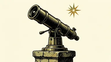 Vylor (VYLR) stock coverage initiated with a Buy rating: an industrial telescope on a stone base aimed at a rising star.