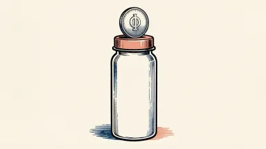PTC Therapeutics is shown as a pill bottle with a coin balanced on top, suggesting a neutral analyst rating.