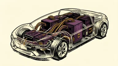 Delta Electronics and NVIDIA partner on autonomous driving: a translucent vehicle frame reveals integrated processors connected to power electronics modules.