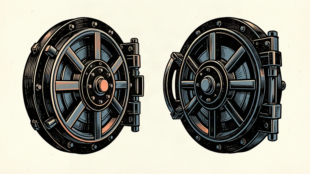 Two identical bank vault doors are open at the same angle, side-by-side, representing a rate that matches the previous session.