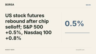 BORSA news cover: US stock futures rebound after chip selloff; S&P 500 +0.5%, Nasdaq 100 +0.8%