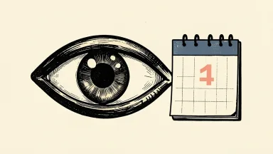 REGENXBIO's investor event is represented by a calm eye and a calendar page with a date marker.