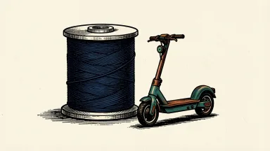 Ruen Hua Dyeing & Weaving's stake in Gogoro Inc. is shown as a thread spool beside an electric scooter model.