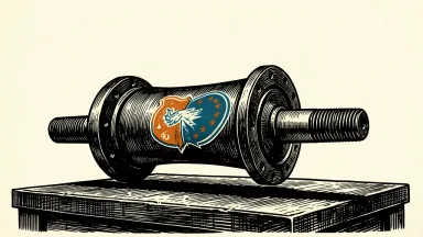 Dana Inc's acquisition of Eaton's mobility unit approved by the EU: a heavy industrial axle stamped with a stylized European Union seal.