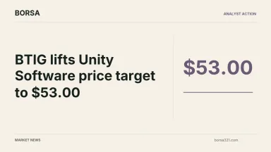 BORSA news cover: BTIG lifts Unity Software price target to $53.00