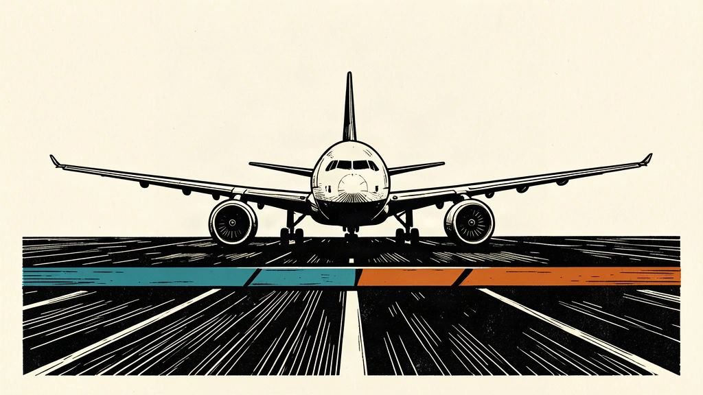 A grounded airplane sits behind a closed airport security gate on a quiet runway.