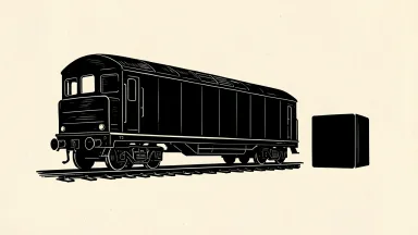 KKR sells Infinity Transportation to Ares, shown as a railcar on tracks next to a money block.