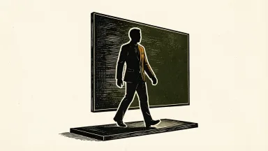 Kaltura wins award for interactive content: a three-dimensional silhouette steps out from a flat screen of static video frames.