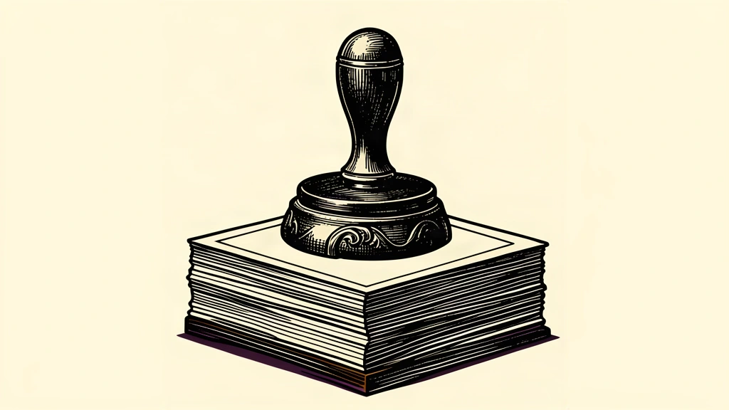 A heavy stone seal sits atop a stable stack of bond certificates, representing a routine debt operation.