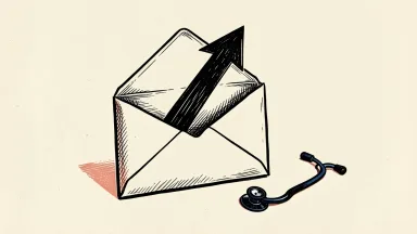 Kymera Therapeutics is initiated with an upward arrow from an envelope beside a stethoscope.