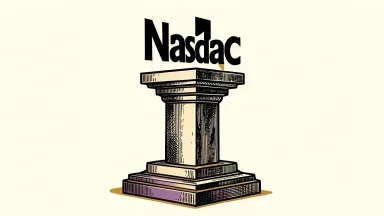 Belite Bio uplists to the Nasdaq Global Select Market: a stylized Nasdaq logo rests on the highest tier of a stone pedestal.