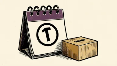Brookfield Renewable adjourns its simplification vote to October 29, shown by a calendar and ballot box.