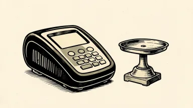 Medtronic coverage initiated by Barclays with a neutral rating, shown as a defibrillator beside a balanced scale.