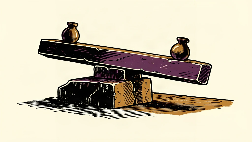 An editorial illustration showing a balanced beam tilting as two weights are added to one side, representing a shift in interest rate expectations.