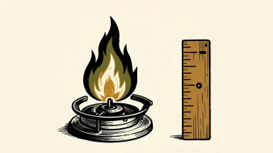 NiSource is represented by a gas flame beside a ruler with a reduced mark.