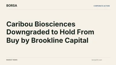 BORSA news cover: Caribou Biosciences Downgraded to Hold From Buy by Brookline Capital