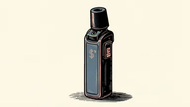 MannKind price target cut by Truist Securities: a medical inhaler device compressed downward by a heavy weight.