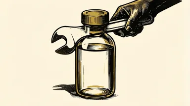 Moderna appoints Juan Andres as COO: a pair of hands uses a large wrench to secure the cap of a pharmaceutical vial.