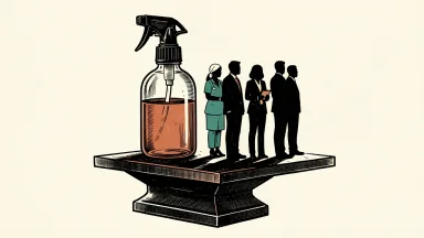 Clorox Purell ProCare launch: A large spray bottle and sanitizer dispenser merged into a single base supporting a platform for professional workers.