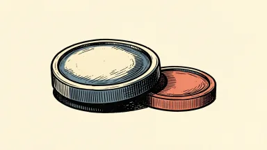 Phillips 66 dividend increase shown as one coin stacked on another coin.