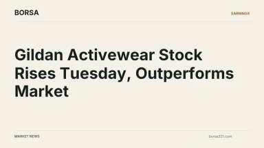 BORSA news cover: Gildan Activewear Stock Rises Tuesday, Outperforms Market