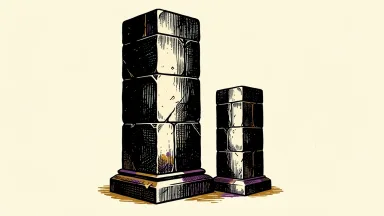 Vylor initiated at Sector Weight by Keybanc: a smaller stone pillar stands at the exact same height as a larger central pillar.