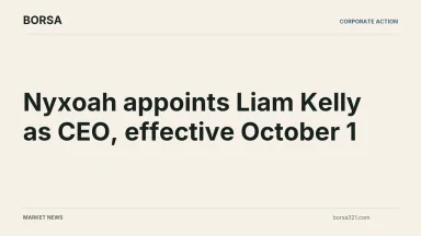 BORSA news cover: Nyxoah appoints Liam Kelly as CEO, effective October 1