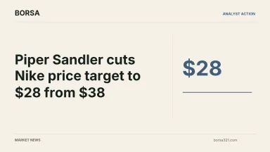 BORSA news cover: Piper Sandler cuts Nike price target to $28 from $38