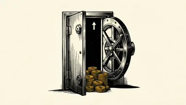 M&T Bank beats Q3 earnings estimates with a vault door and rising coins.