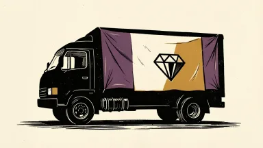 Penske Automotive Group is shown as a truck being covered by a sheet with a Mitsui diamond icon, indicating a take-private deal.