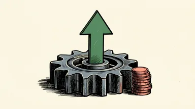 Morgan Stanley resumed coverage of Moog with an Overweight rating, depicted by a gear and an upward arrow with coins.