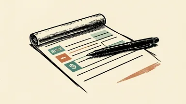 DraftKings price target cut by Guggenheim: a large sports betting slip on a desk with a heavy ink pen resting across it.