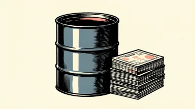 APA Corp's quarterly results are shown as an oil barrel beside a stack of repurchased shares.