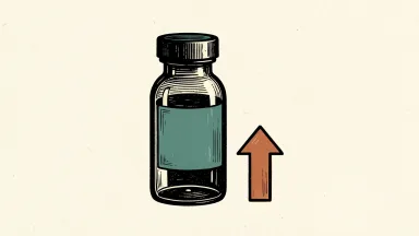 Nektar Therapeutics is represented by a pharmaceutical vial with an upward arrow beside it.