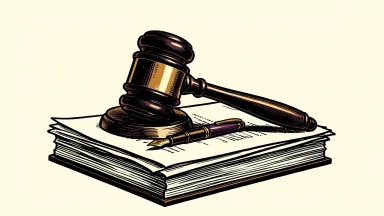 Wise Group securities class action: a heavy gavel and a fountain pen rest on a stack of legal documents.