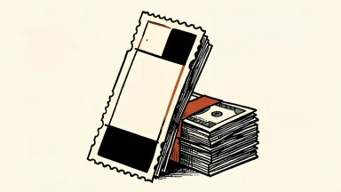 Live Nation prices senior notes; a concert ticket stub with a stack of bundled banknotes leaning against it.