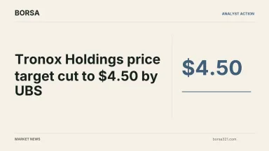 BORSA news cover: Tronox Holdings price target cut to $4.50 by UBS