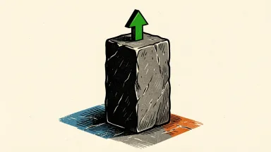 Eva Live is represented by a dark stone block with a green upward arrow on top, symbolizing a buy rating.