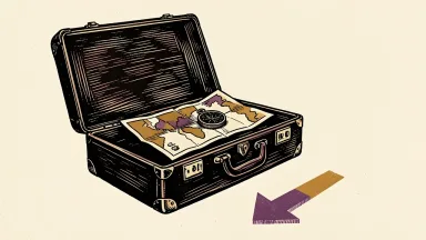 Tripadvisor's price target cut is shown as a suitcase with a downward arrow beside it.