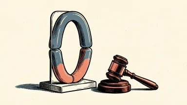 Align Technology's patent win is shown as a dental aligner tray beside a gavel.