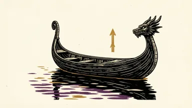 Viking Holdings Ltd is represented by a longship on water with an upward arrow above it.