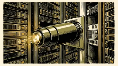 Nvidia and Cisco introduce a new pluggable optics form factor: a large optical transceiver module being inserted into a server rack slot.